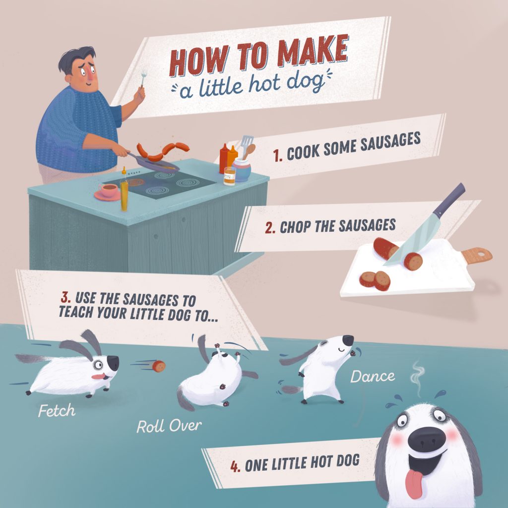 How to make a little hot dog