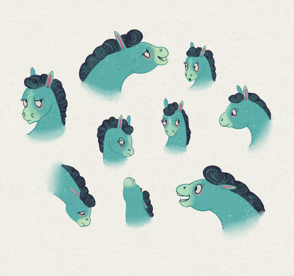 Character design - horse expression