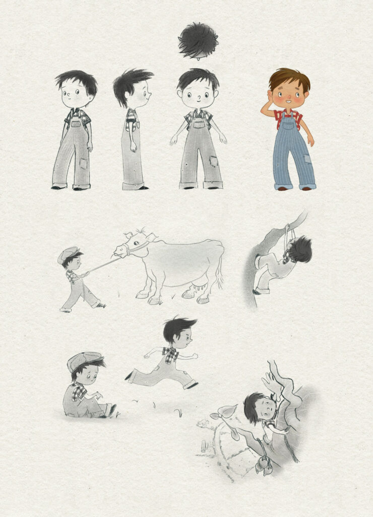 Jack and the beanstalk character design - Jack