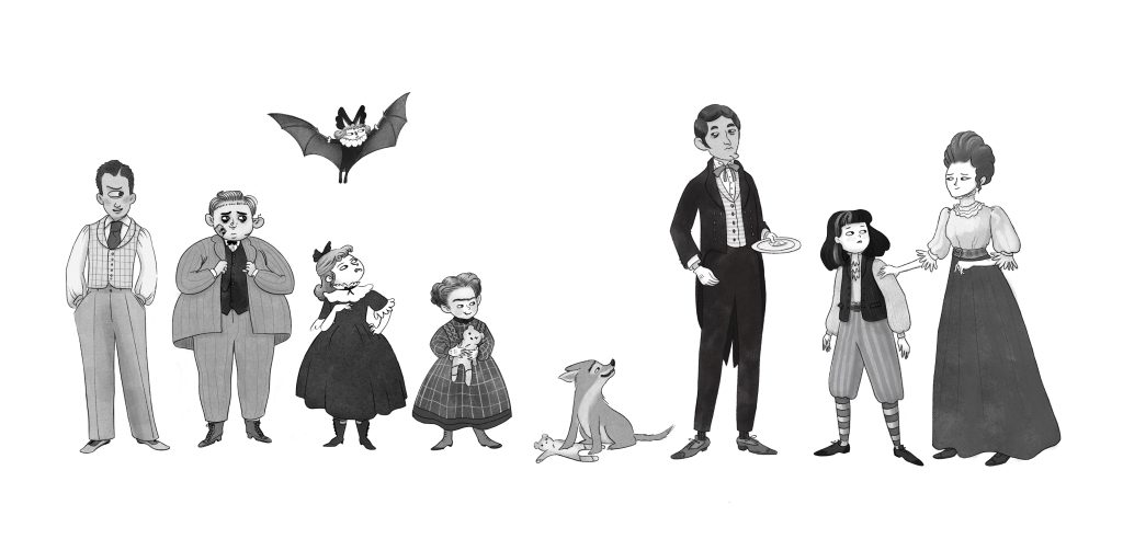 Victorian Spooky Middle Grade Characters