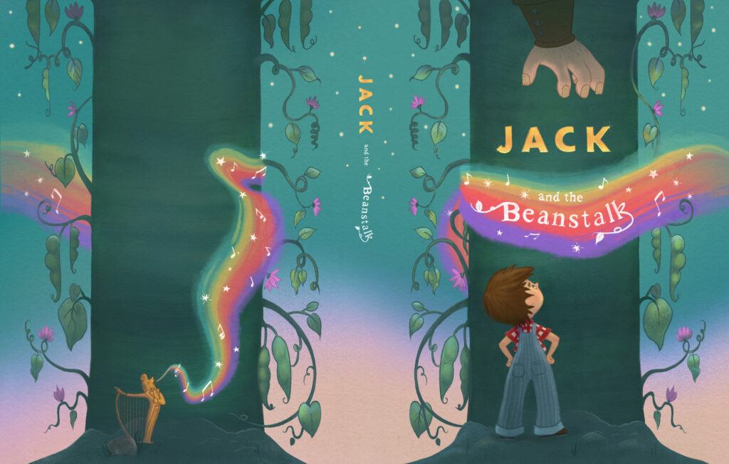 Jack and the bean stalk - Book Cover design